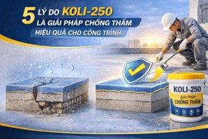 5 Lý do KOLI-250 là giải pháp chống thấm hiệu quả cho công trình