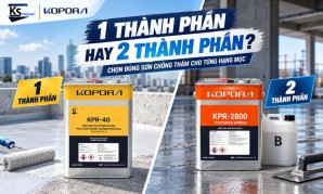 SƠN CHỐNG THẤM 1 THÀNH PHẦN VÀ 2 THÀNH PHẦN: CHỌN LOẠI NÀO?