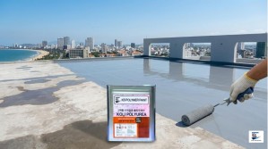 Chống thấm mái bê tông hiệu quả với PU cao Cấp KOLI-UH880
