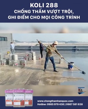 Giải pháp chống thấm sàn mái tại Bình Dương hiệu quả 100%