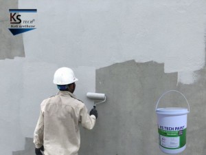 Sơn chống thấm tường ngoài trời tại Điện Biên