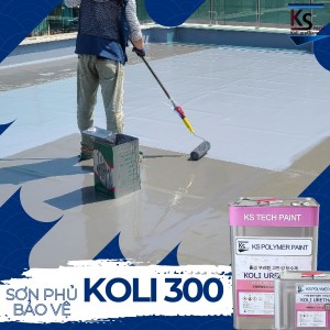 TopCoat Koli 300 - Lớp phủ bảo vệ và chống thấm Arylic Polymer tại Lai Châu